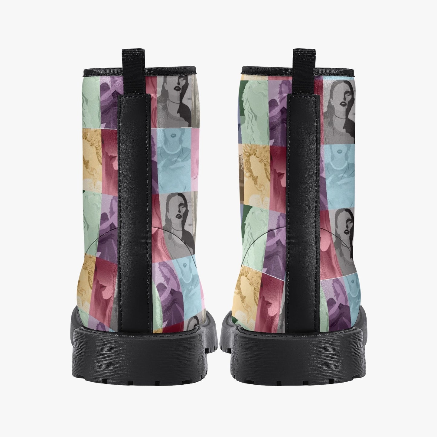 Eras Pictures TSwift Leather Combat Boots