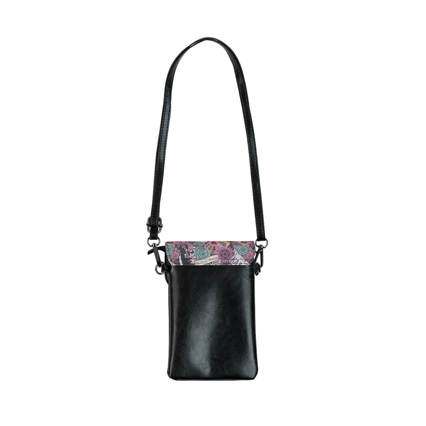 Supernatural Winchester Brothers Floral Cell Phone Wallet Bag
