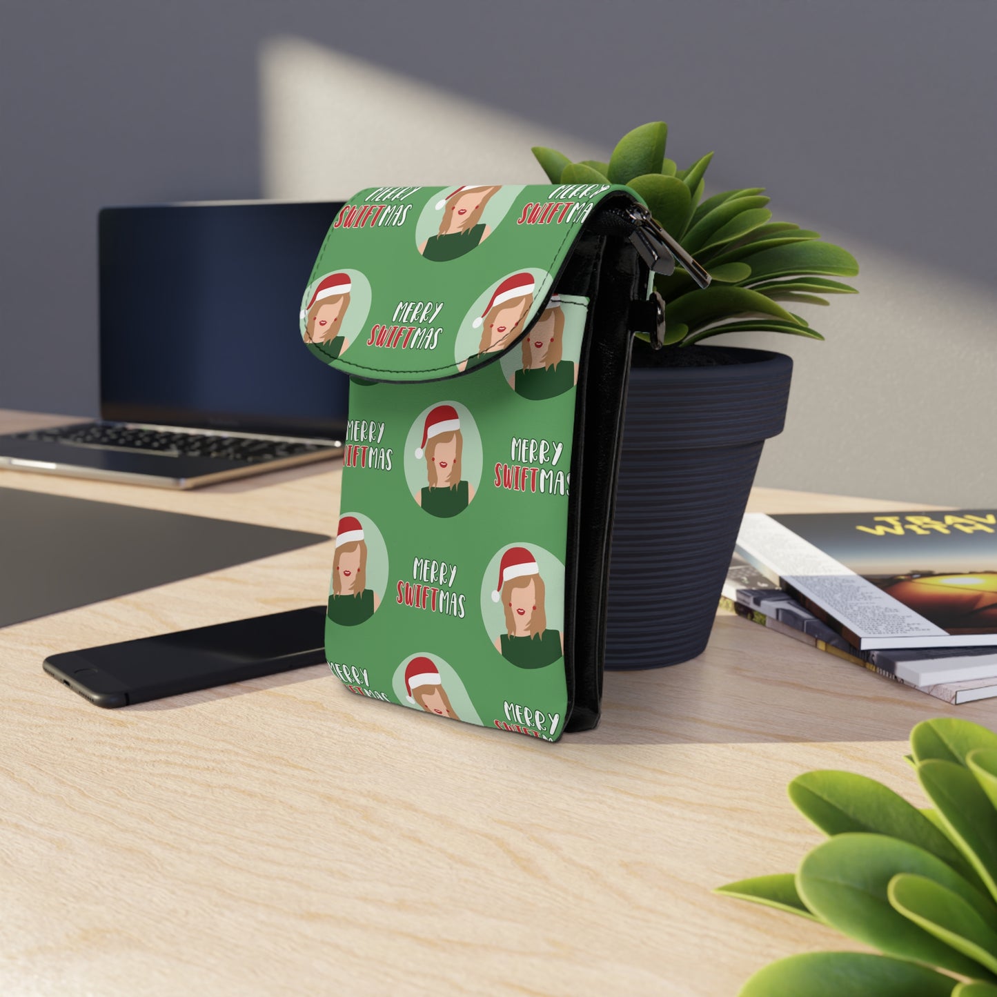 Merry Swiftmas Cell Phone Wallet Bag