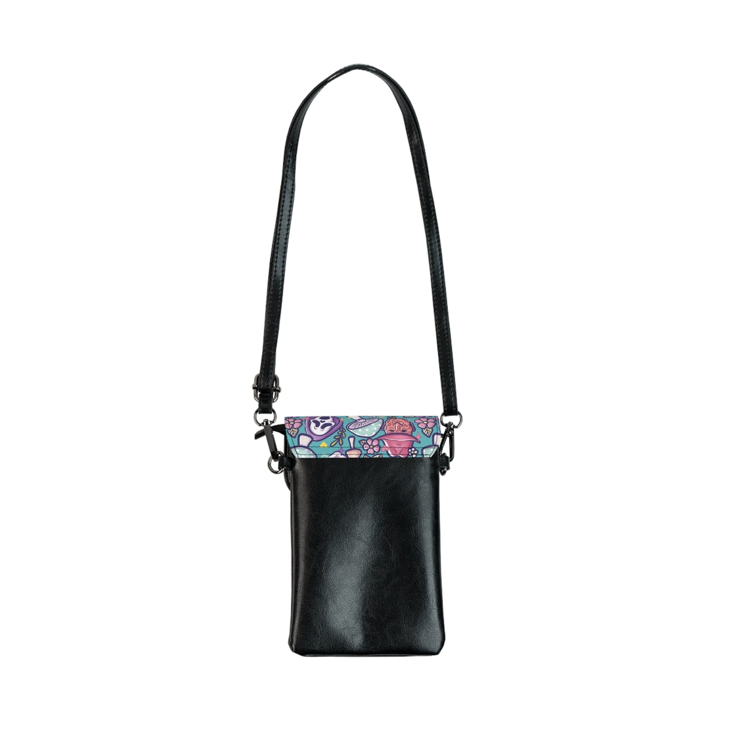 Pastel Horror Characters Cottagecore Cell Phone Wallet Bag