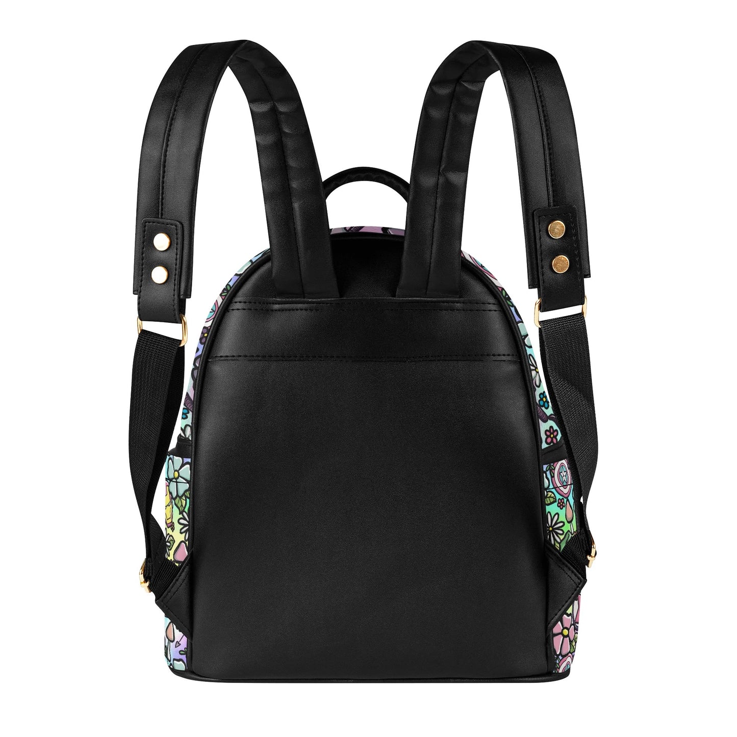 Pastel Avengers Superhero Cottagecore Mini Leather Backpack