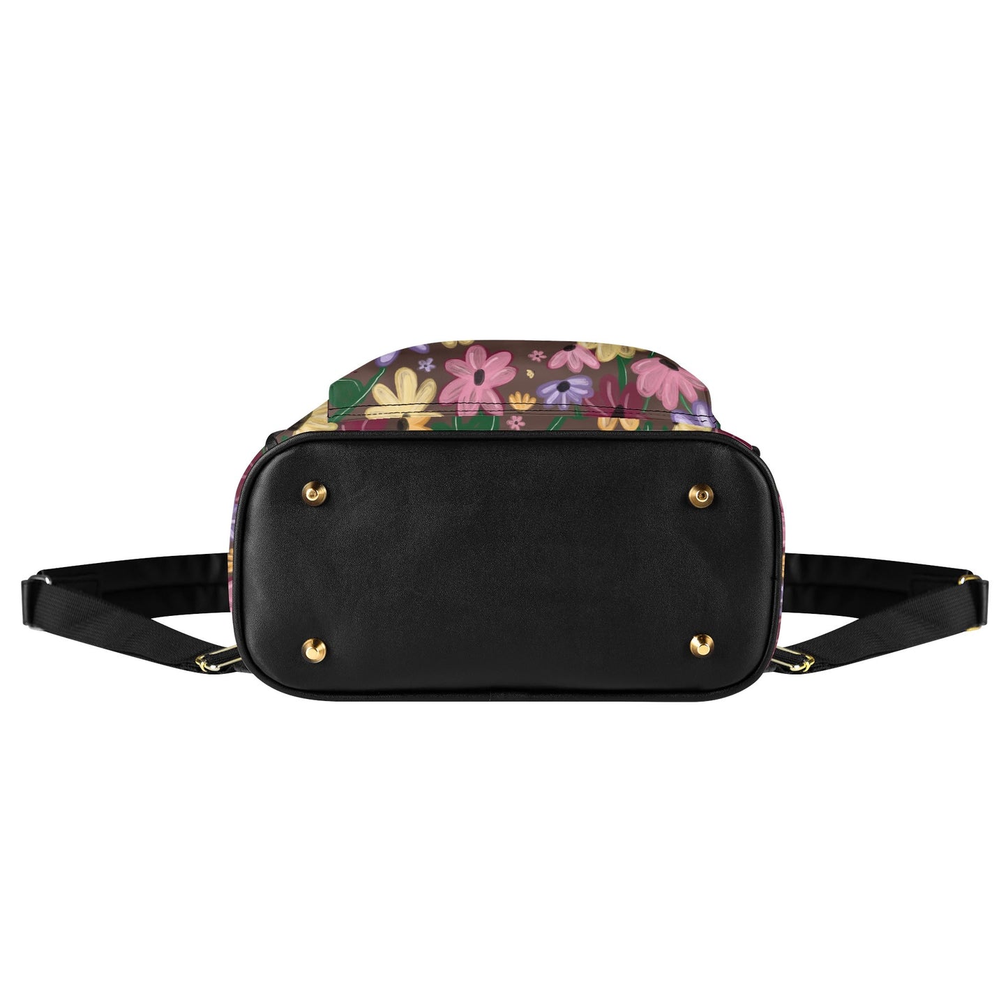 Acoustic Piano Floral Swiftie Mini Leather Backpack