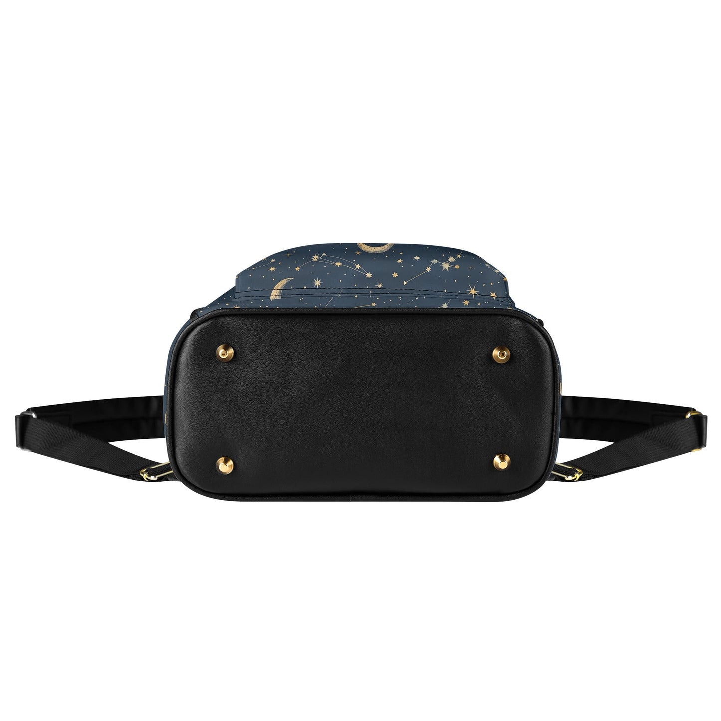 Celestial Sun Moon Mini Leather Backpack