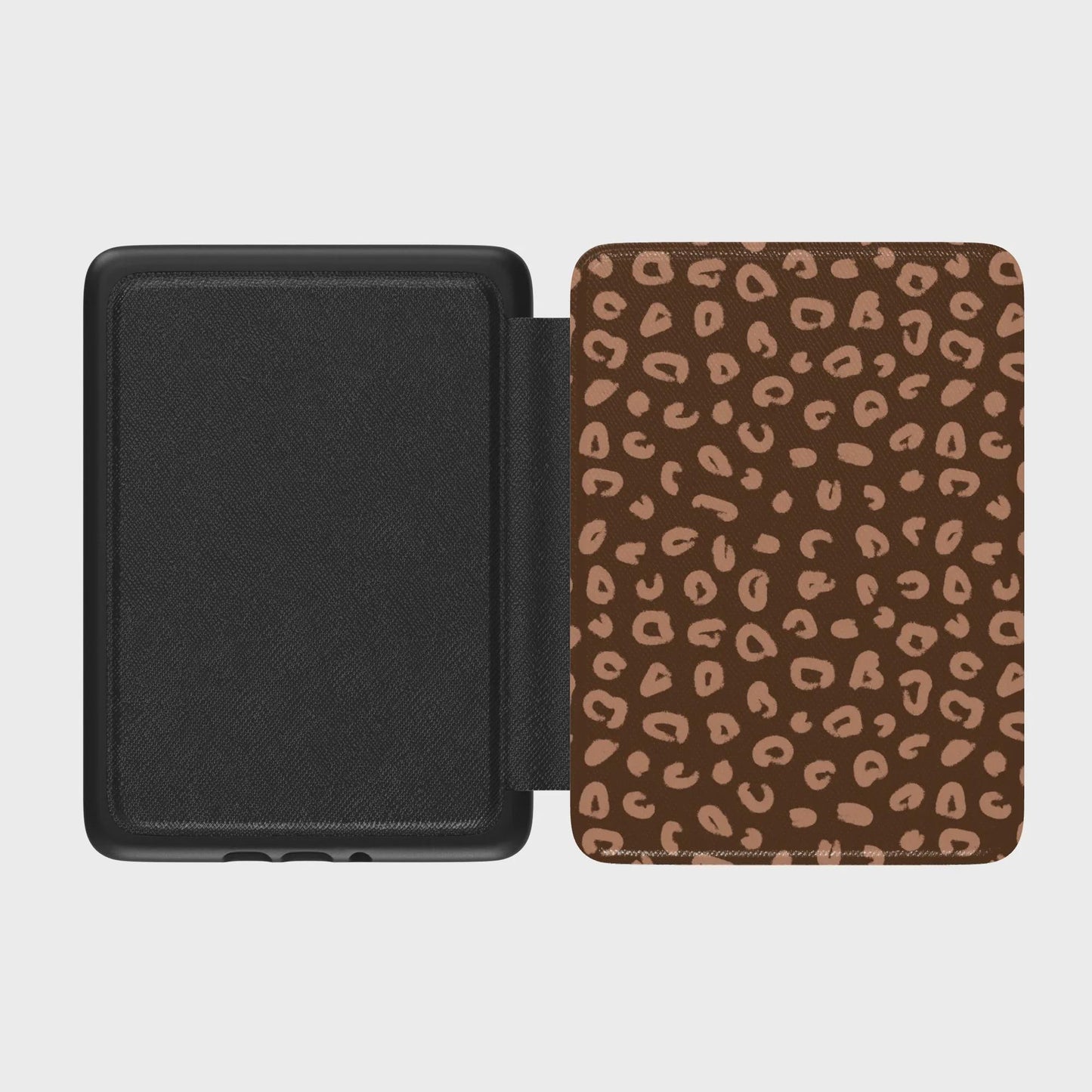 Cheetah Print Leather Kindle Case with Hand Strap