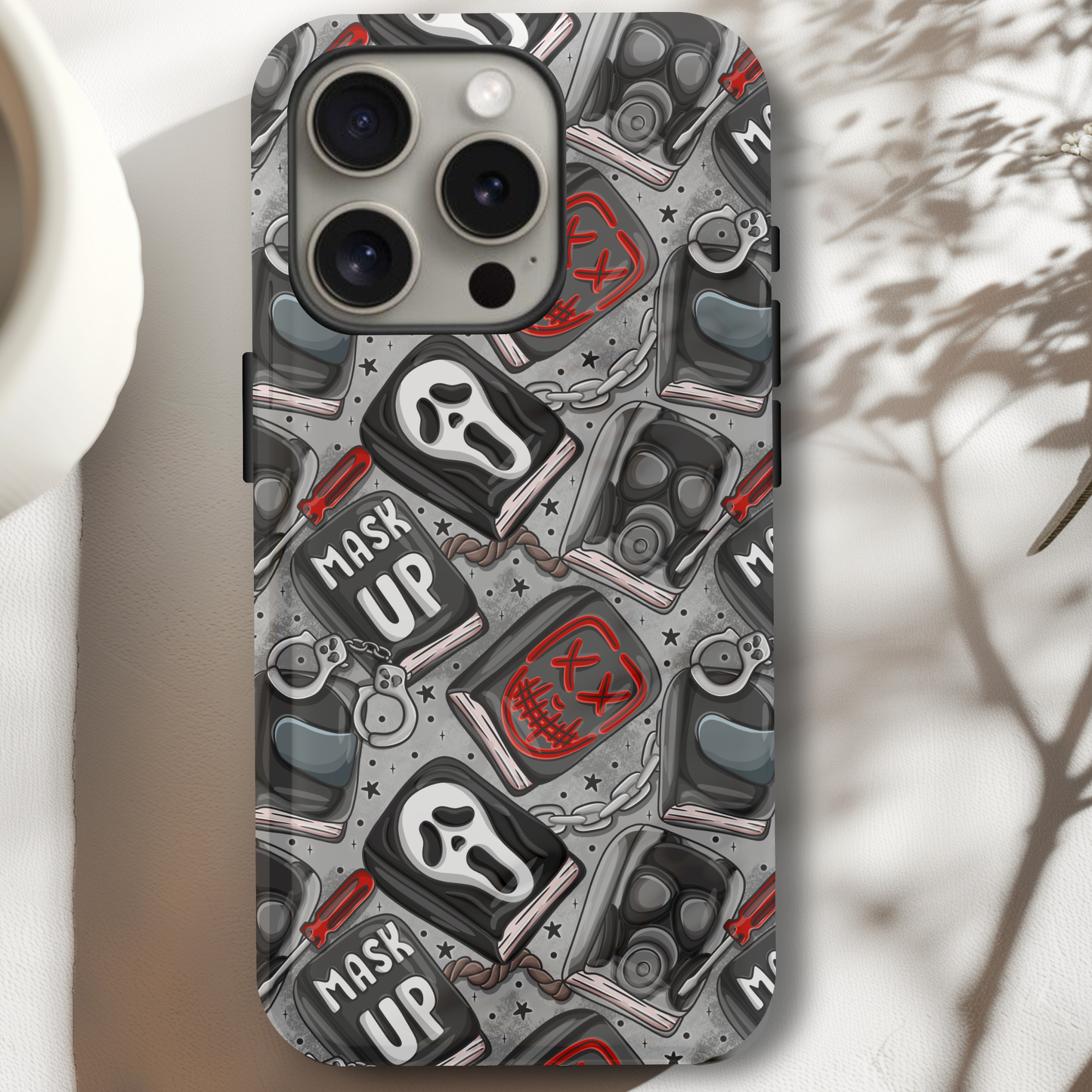 Bookish Spicy Mask Up Phone Case