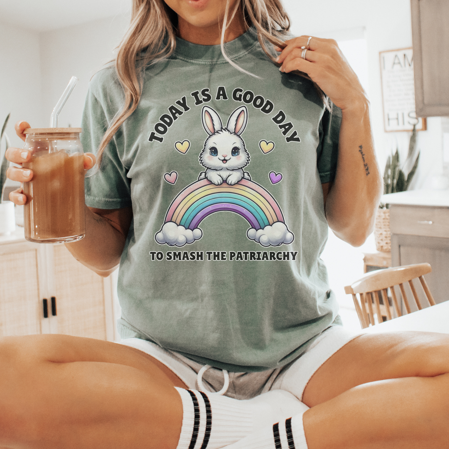 Today Is A Good Day To Smash The Patriarchy Comfort Colors® Shirt Sweatshirt