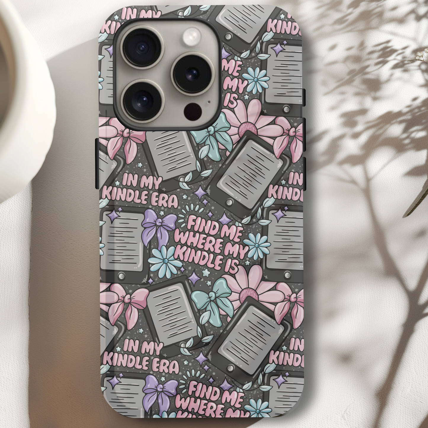 Bookish Find Me Where My Kindle Is Phone Case