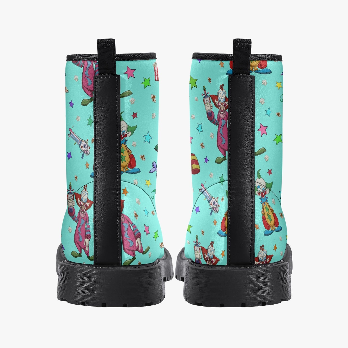 Killer Klowns Leather Combat Boots