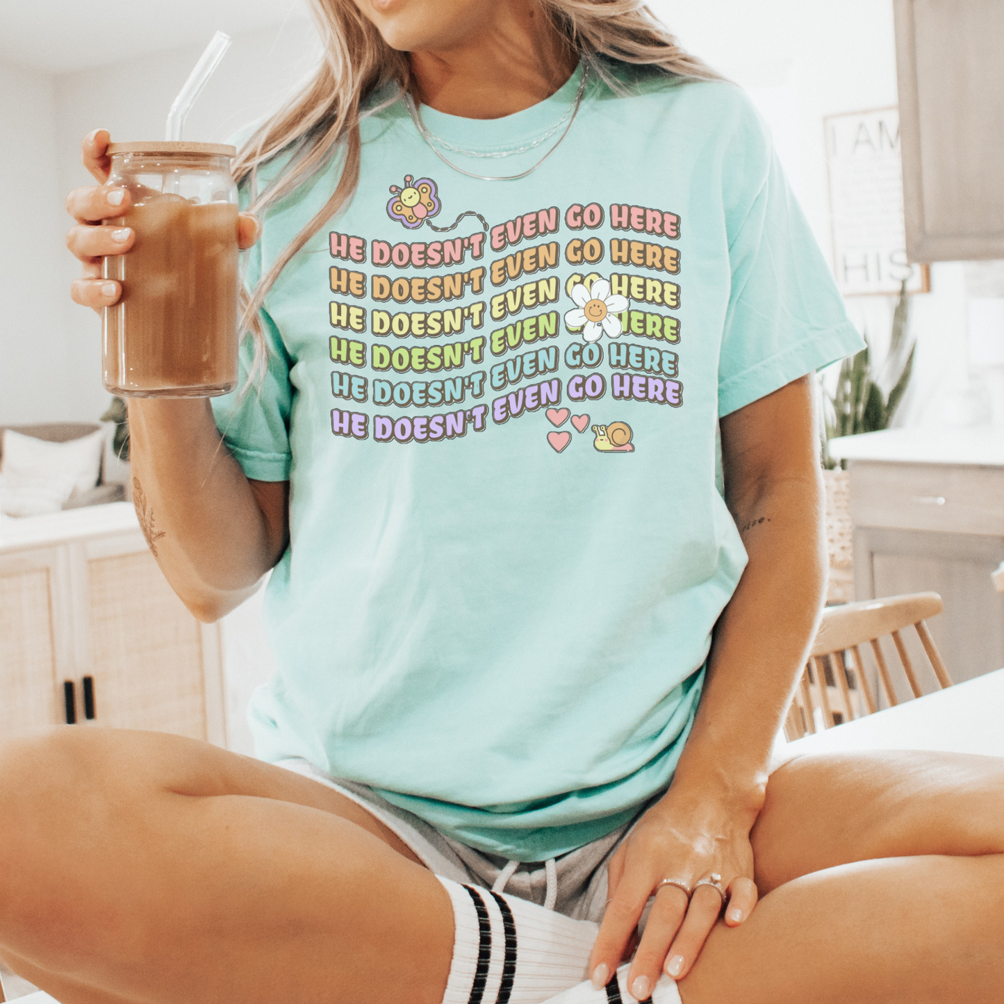 Cute Anti Musk He Doesn't Even Go Here Comfort Colors® Shirt Sweatshirt