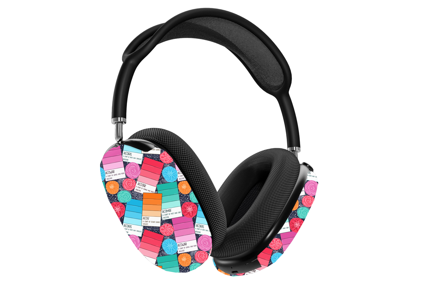 Bookish ACOTAR Paint Chips AirPods Max Case