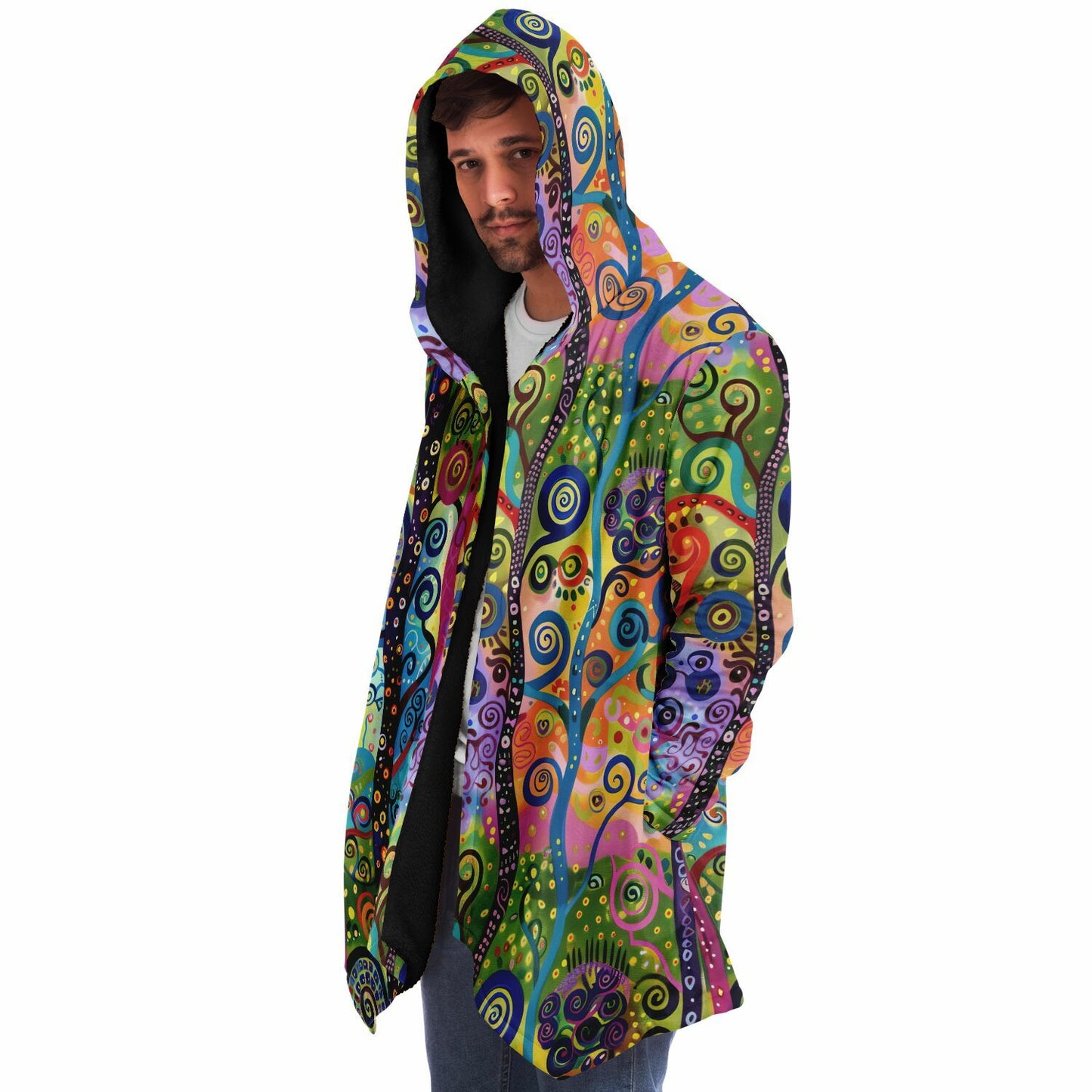 Magical Forest Fleece Lined Hooded Cloak