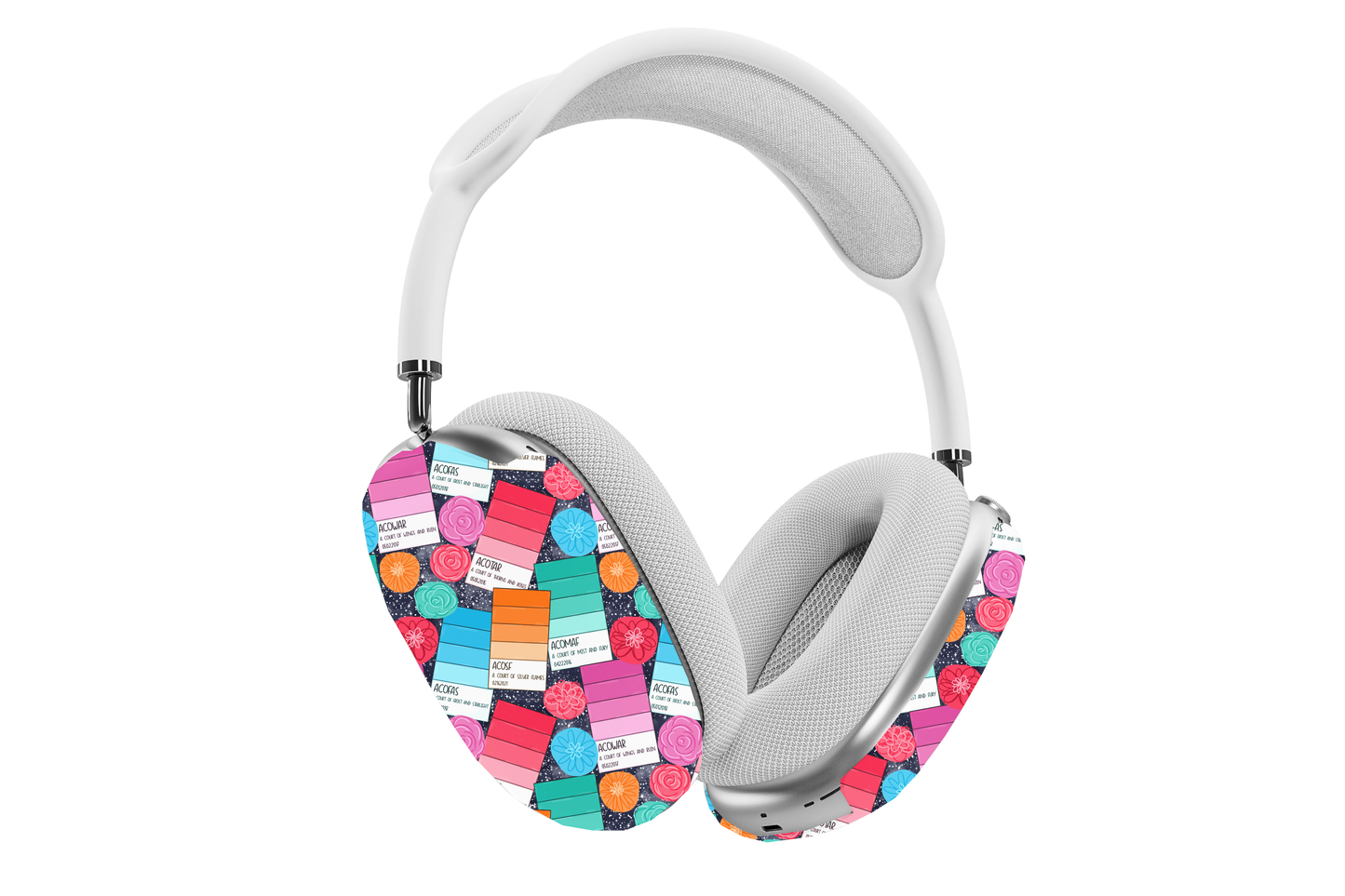 Bookish ACOTAR Paint Chips AirPods Max Case