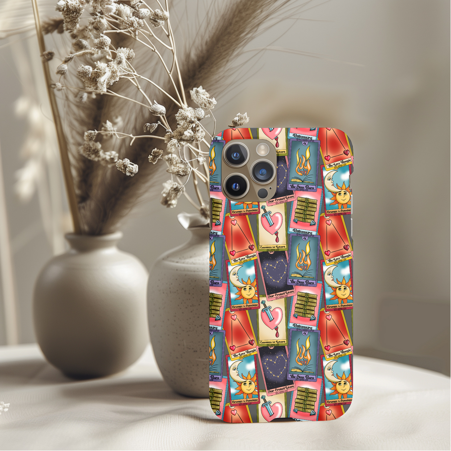 Bookish Tropes Tarot Phone Case