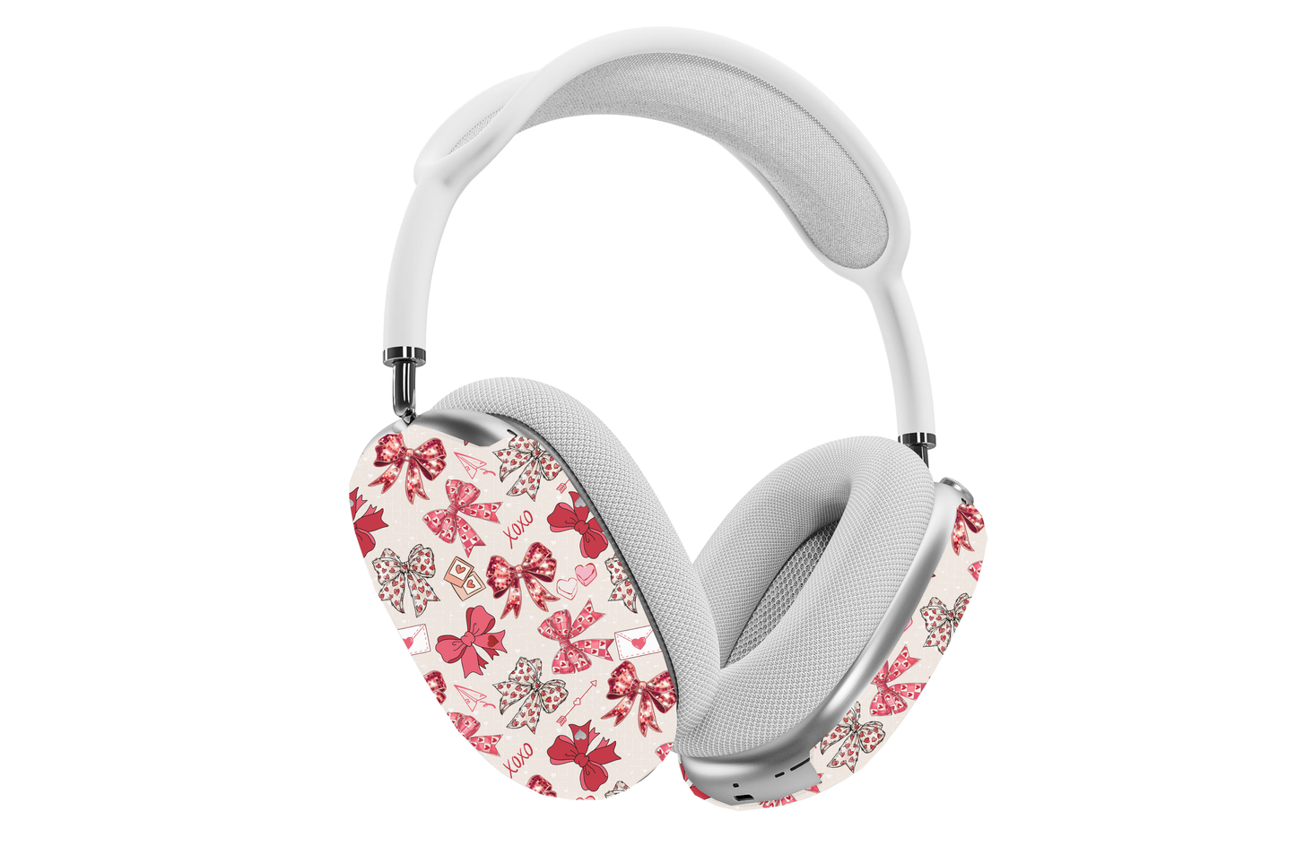 Coquette Heart Bows AirPods Max Case