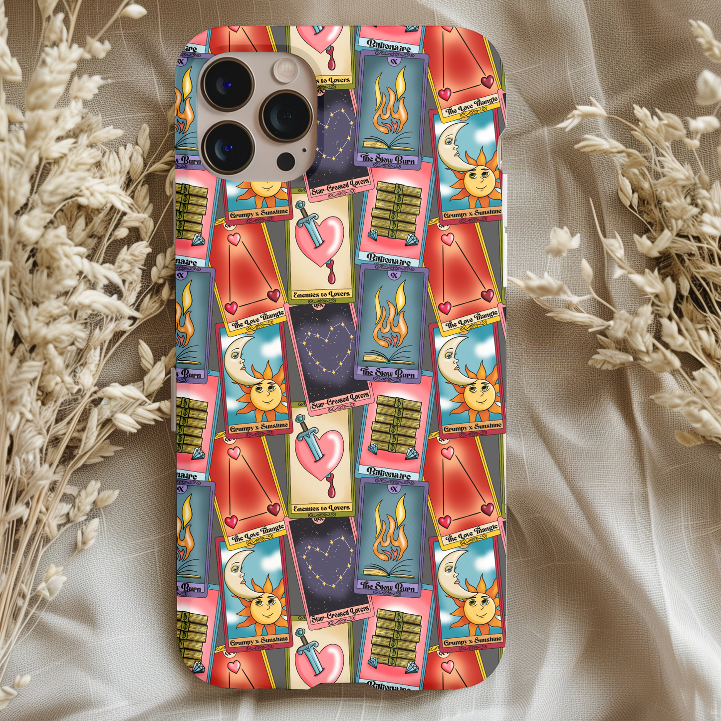 Bookish Tropes Tarot Phone Case