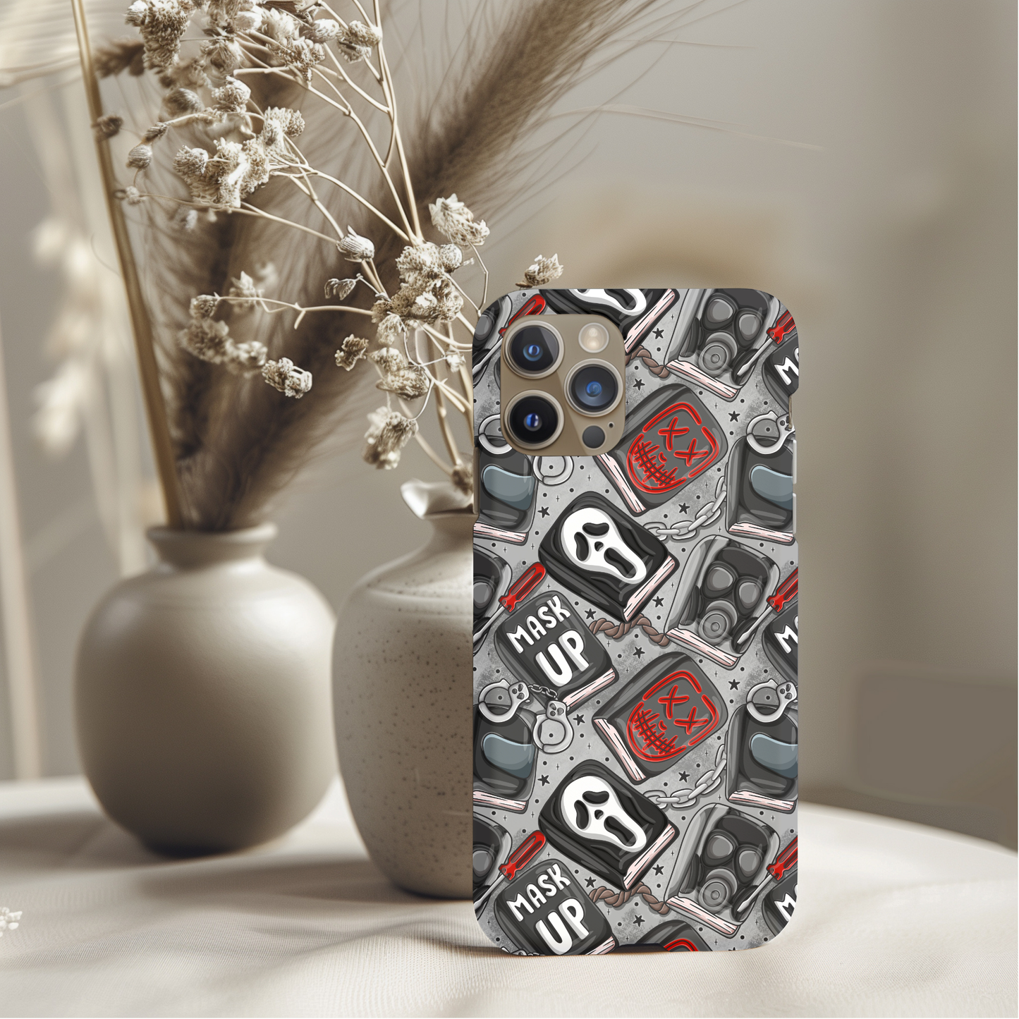 Bookish Spicy Mask Up Phone Case