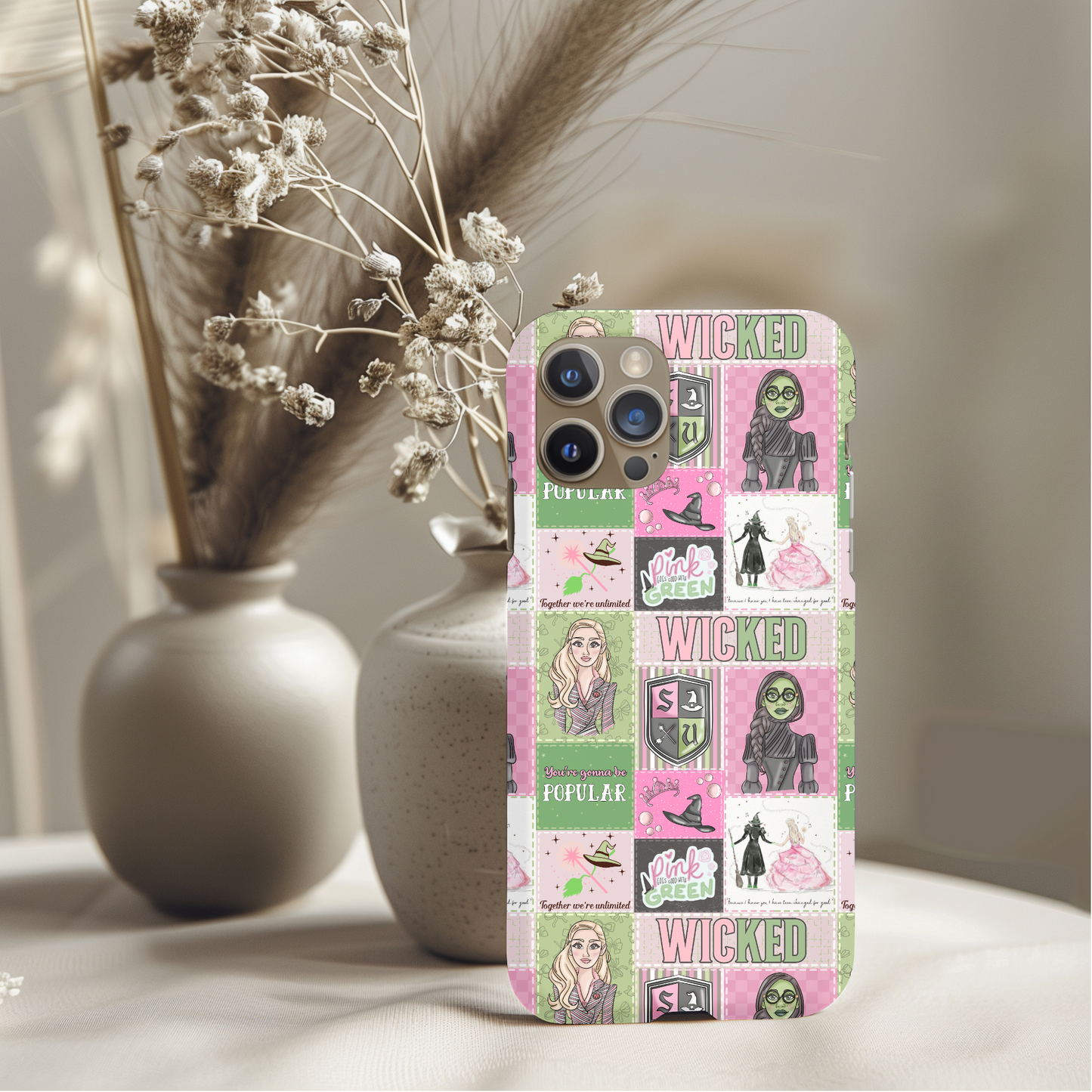 Wicked Patchwork Phone Case