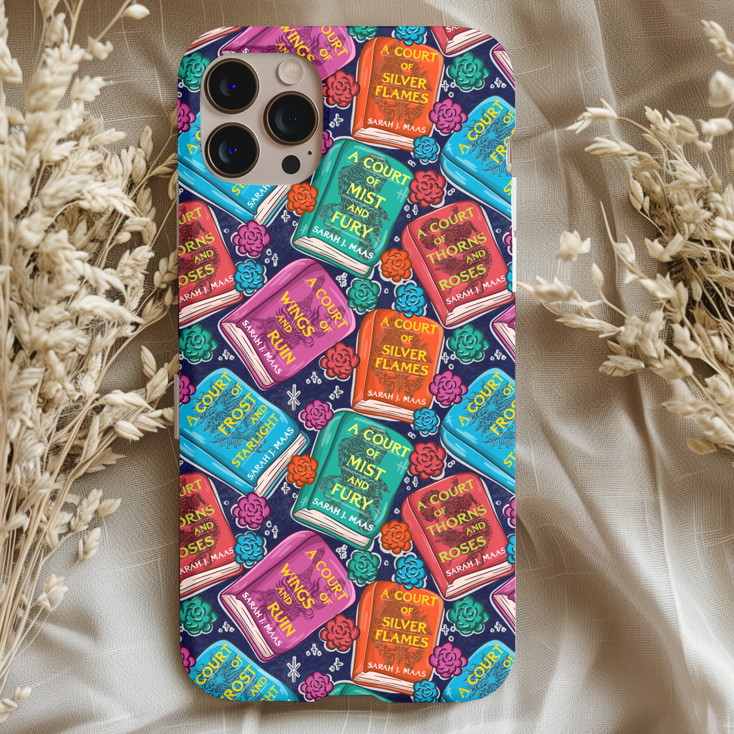 Bookish ACOTAR Books Phone Case