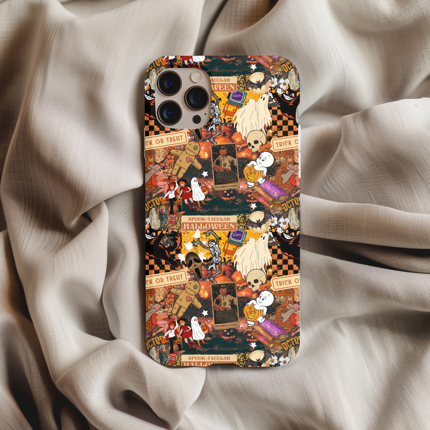 Vintage Halloween Collage Phone Case