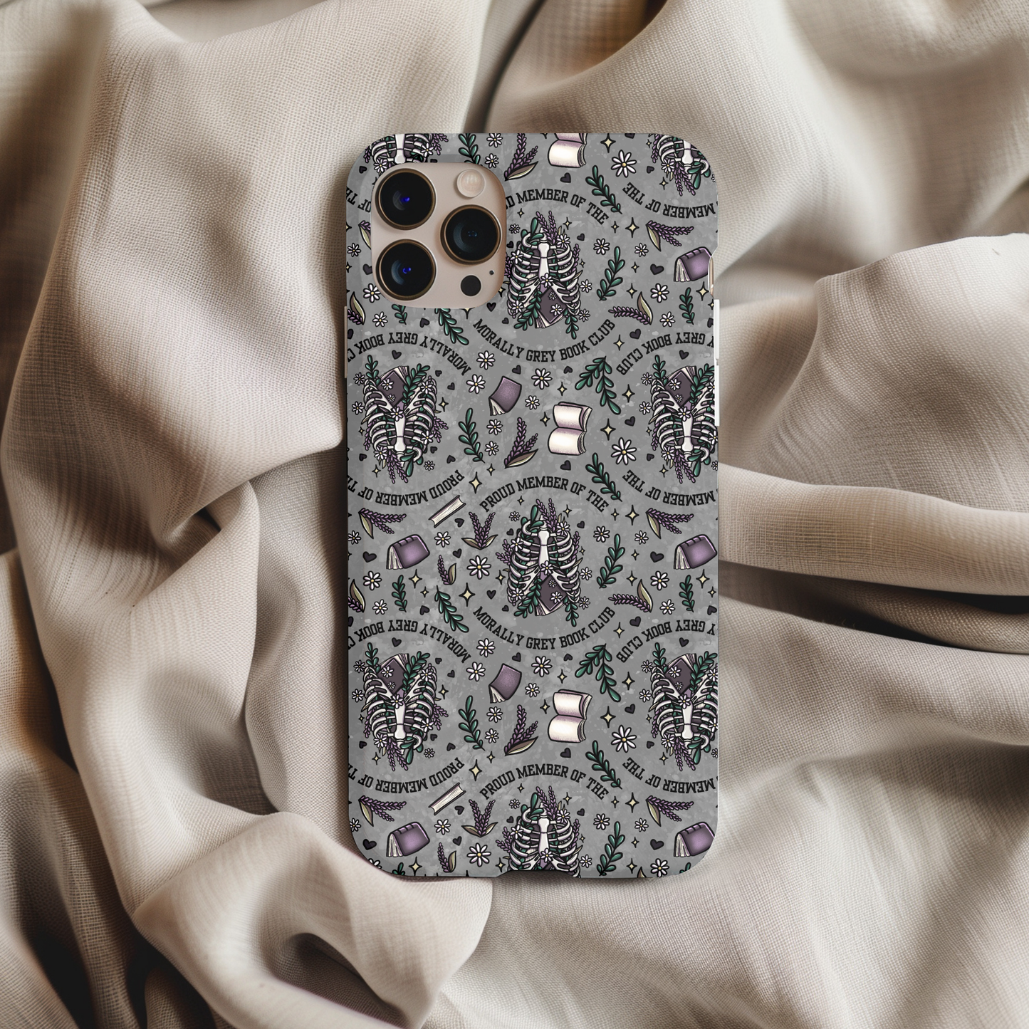 Morally Grey Book Club Member Phone Case