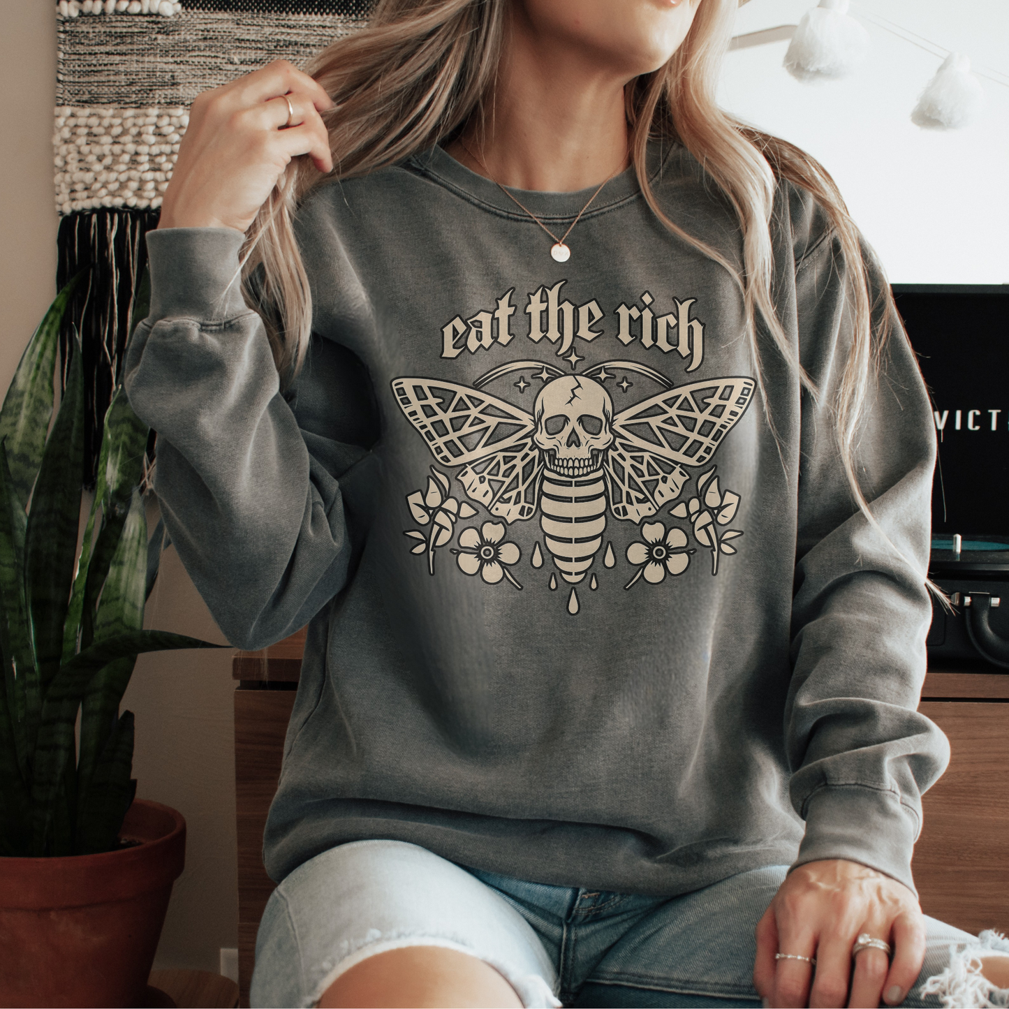 Eat The Rich Comfort Colors® Shirt Sweatshirt