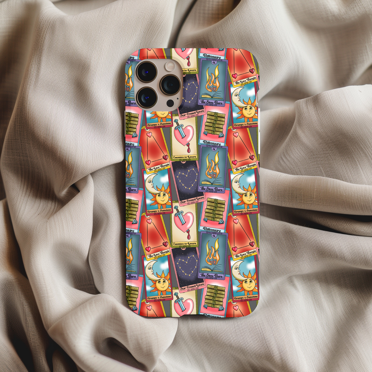 Bookish Tropes Tarot Phone Case
