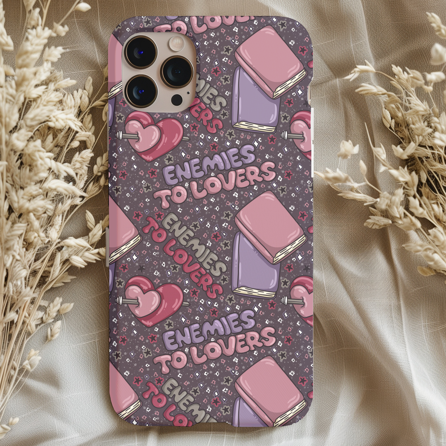 Bookish Enemies To Lovers Phone Case