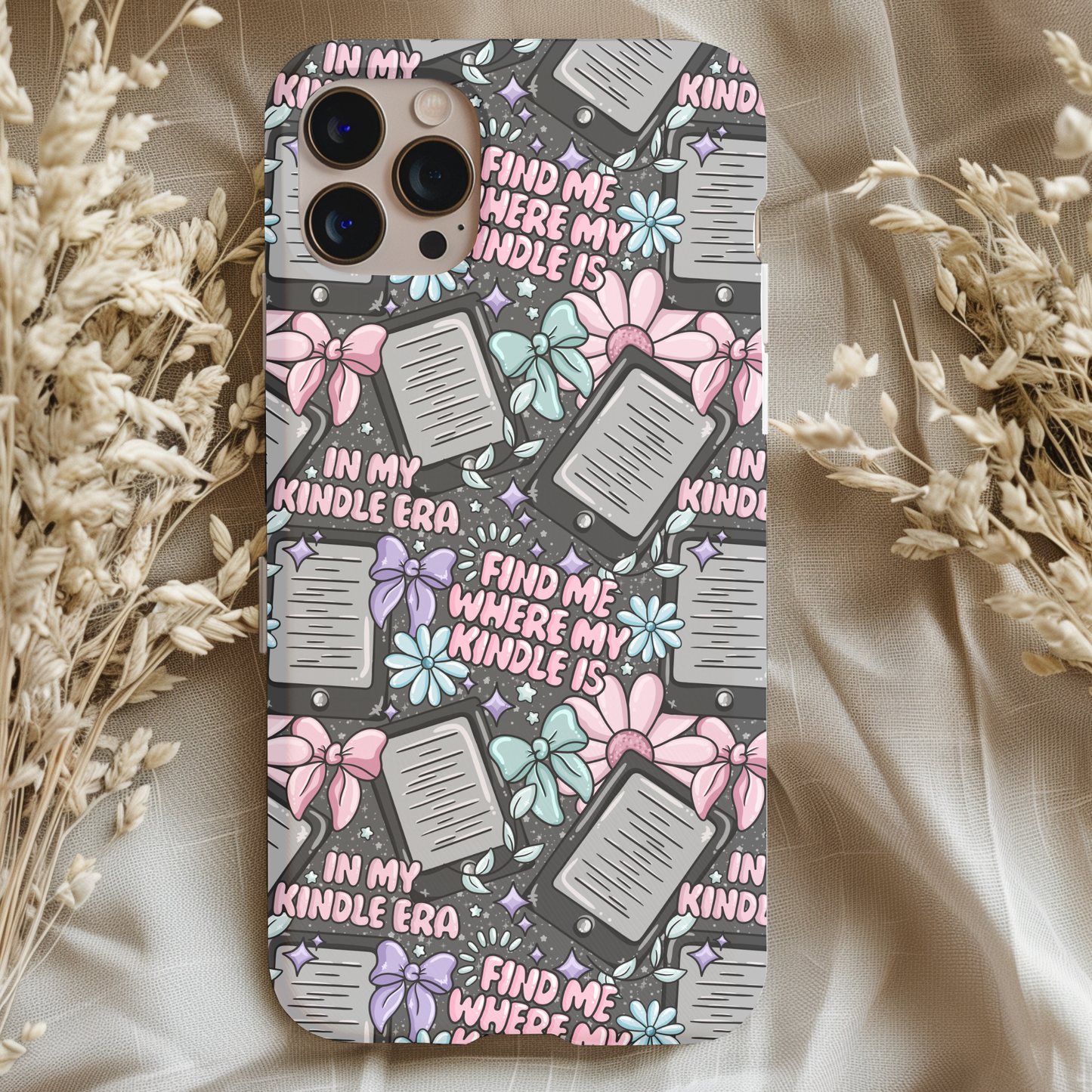 Bookish Find Me Where My Kindle Is Phone Case
