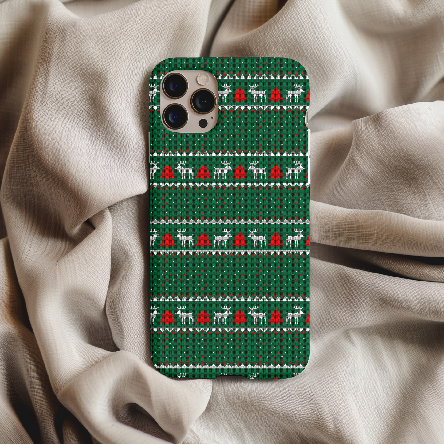 Ugly Sweater Reindeer Phone Case