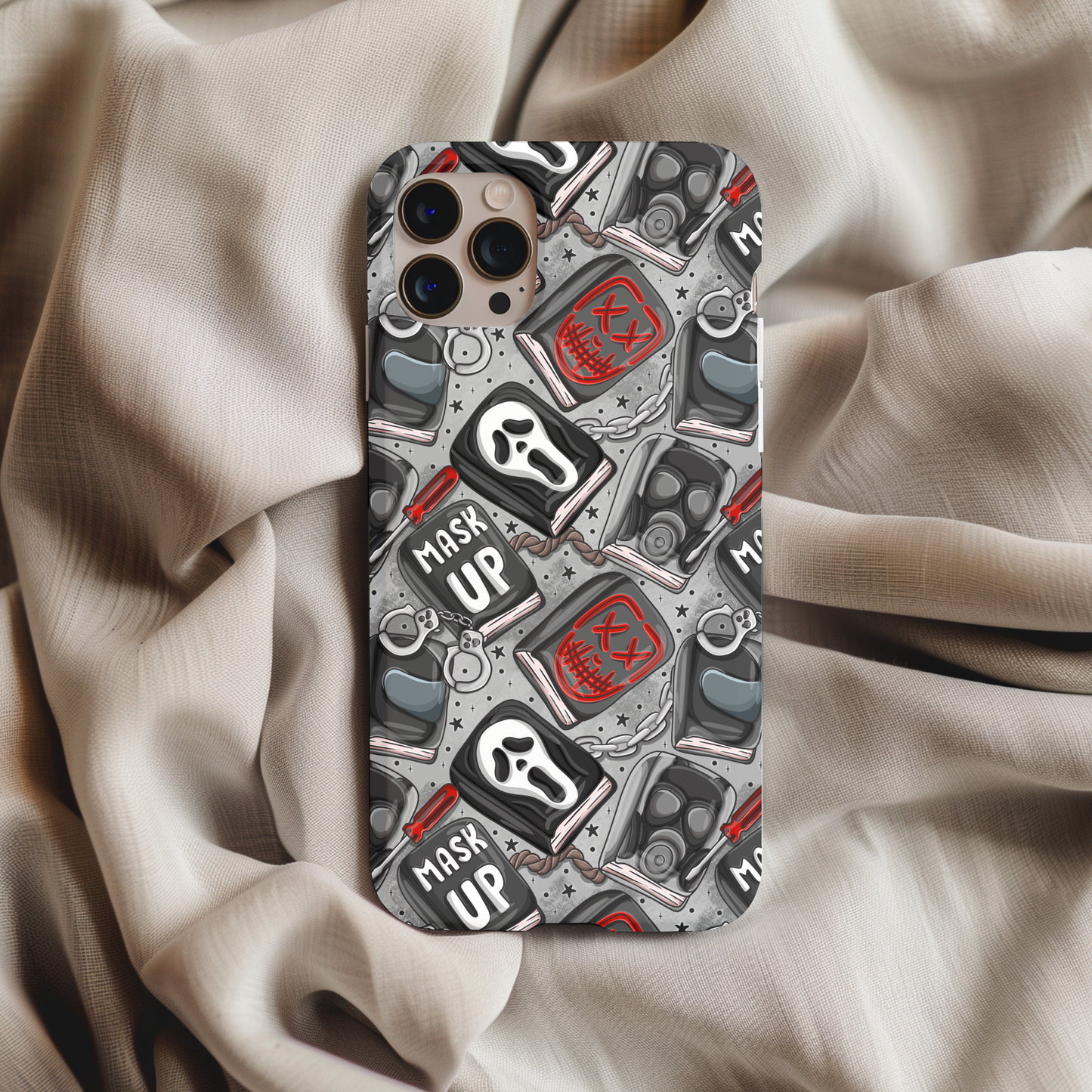 Bookish Spicy Mask Up Phone Case