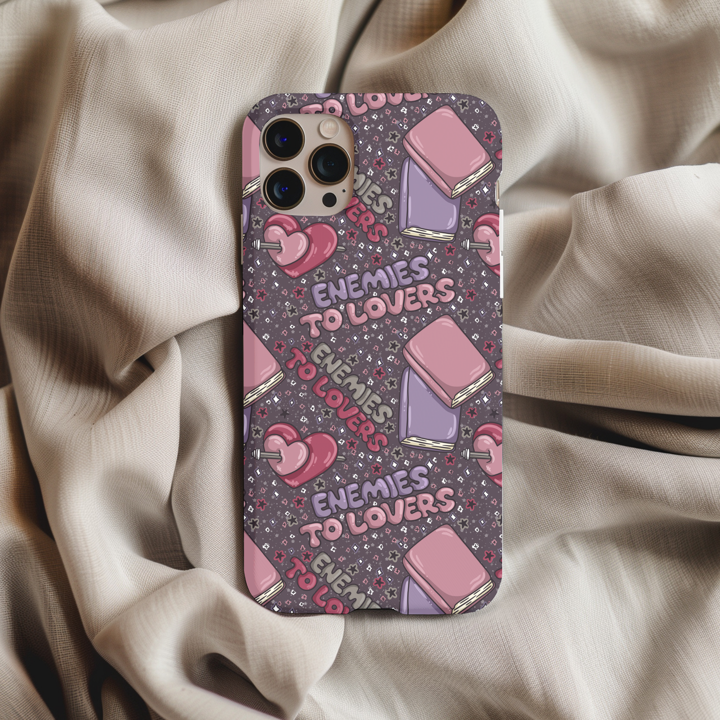 Bookish Enemies To Lovers Phone Case