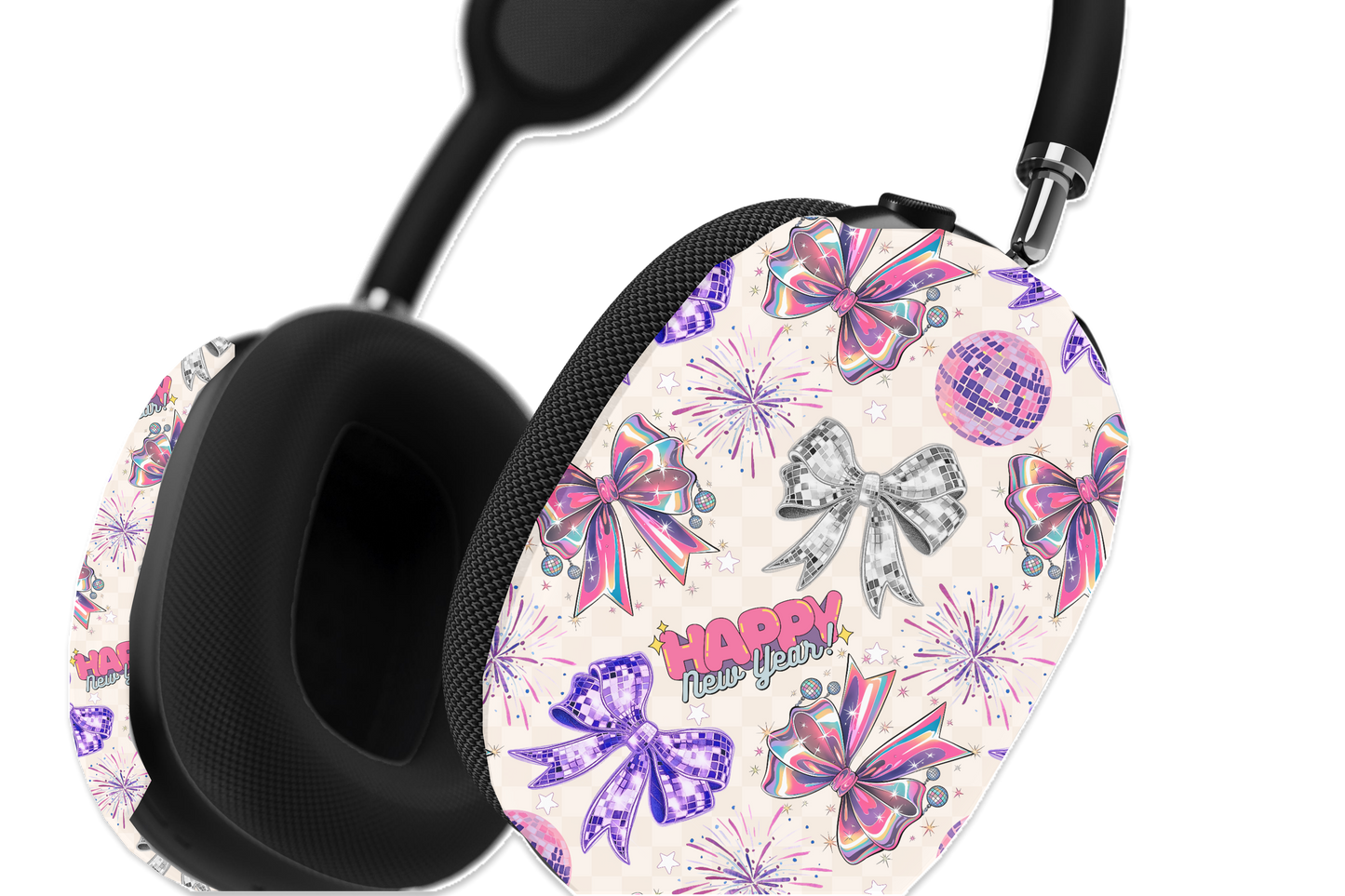 Coquette New Years Bows AirPods Max Case