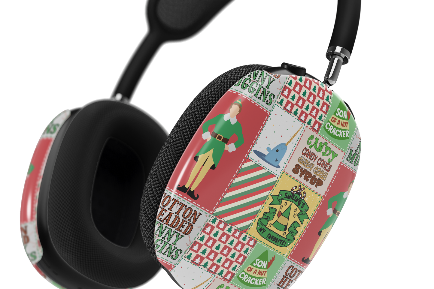 Christmas Elf Patchwork AirPods Max Case