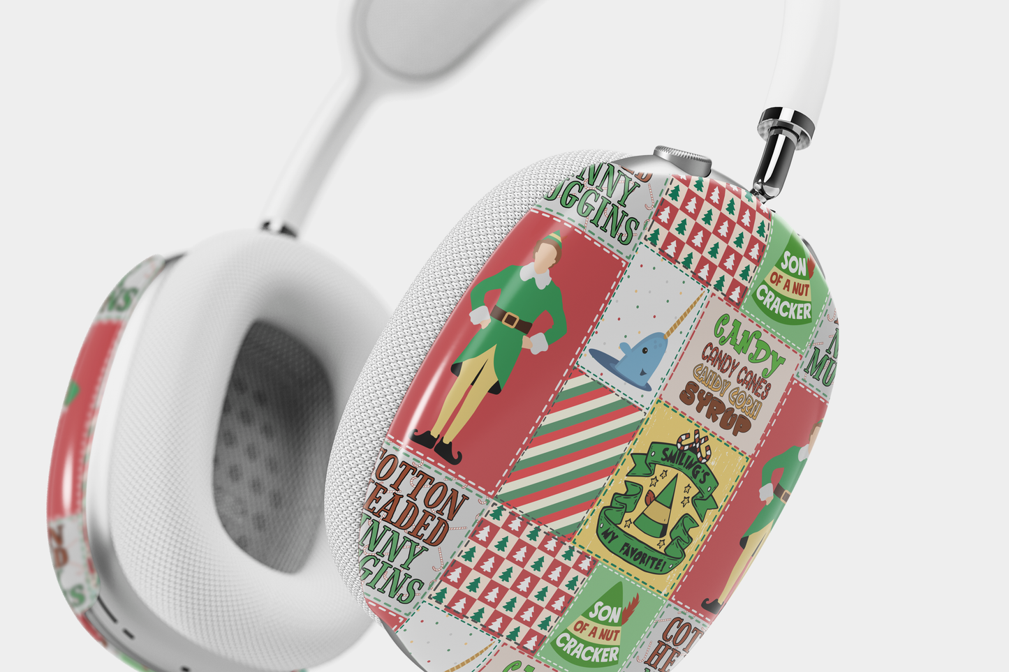 Christmas Elf Patchwork AirPods Max Case