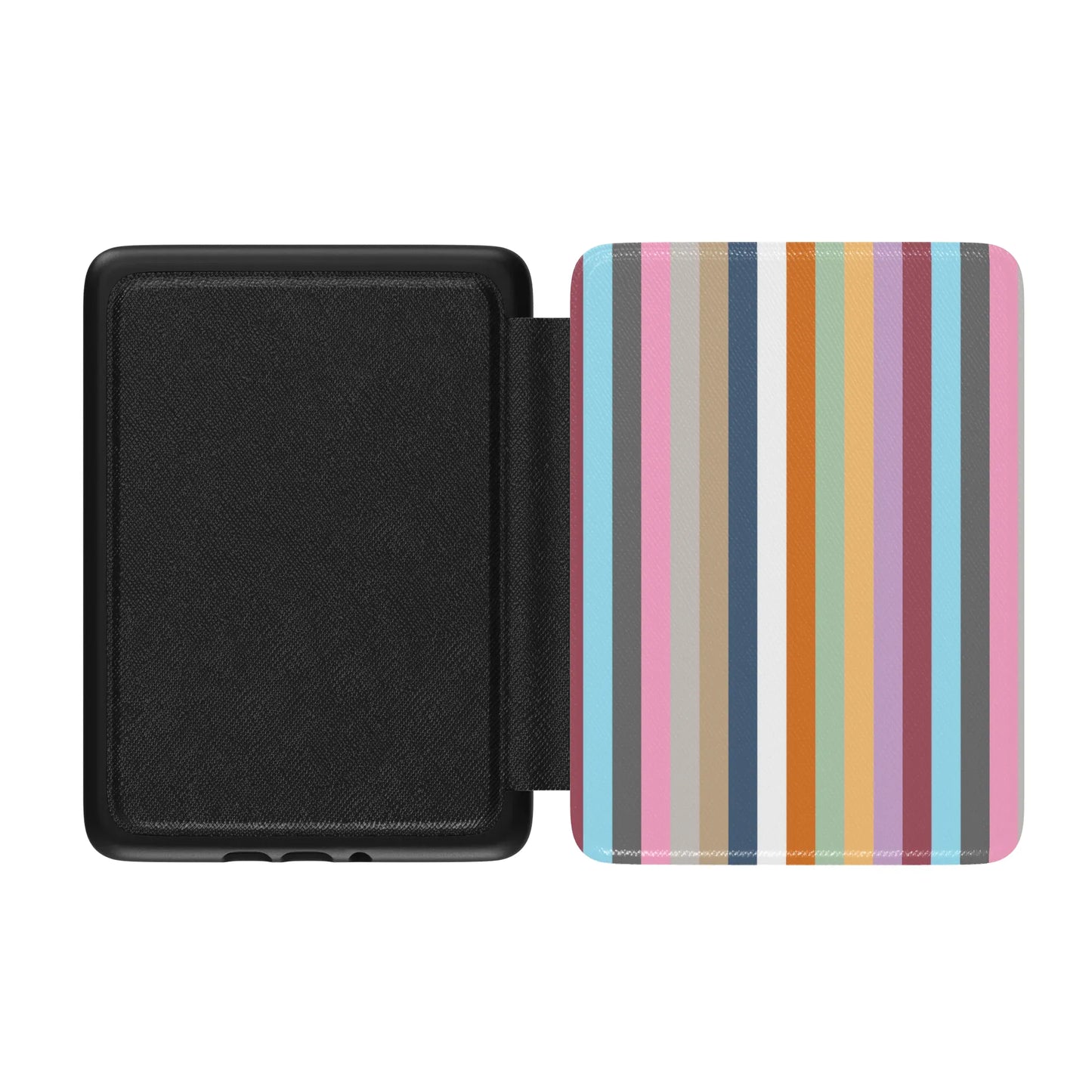 Swiftie Eras Stripes Leather Kindle Case with Hand Strap