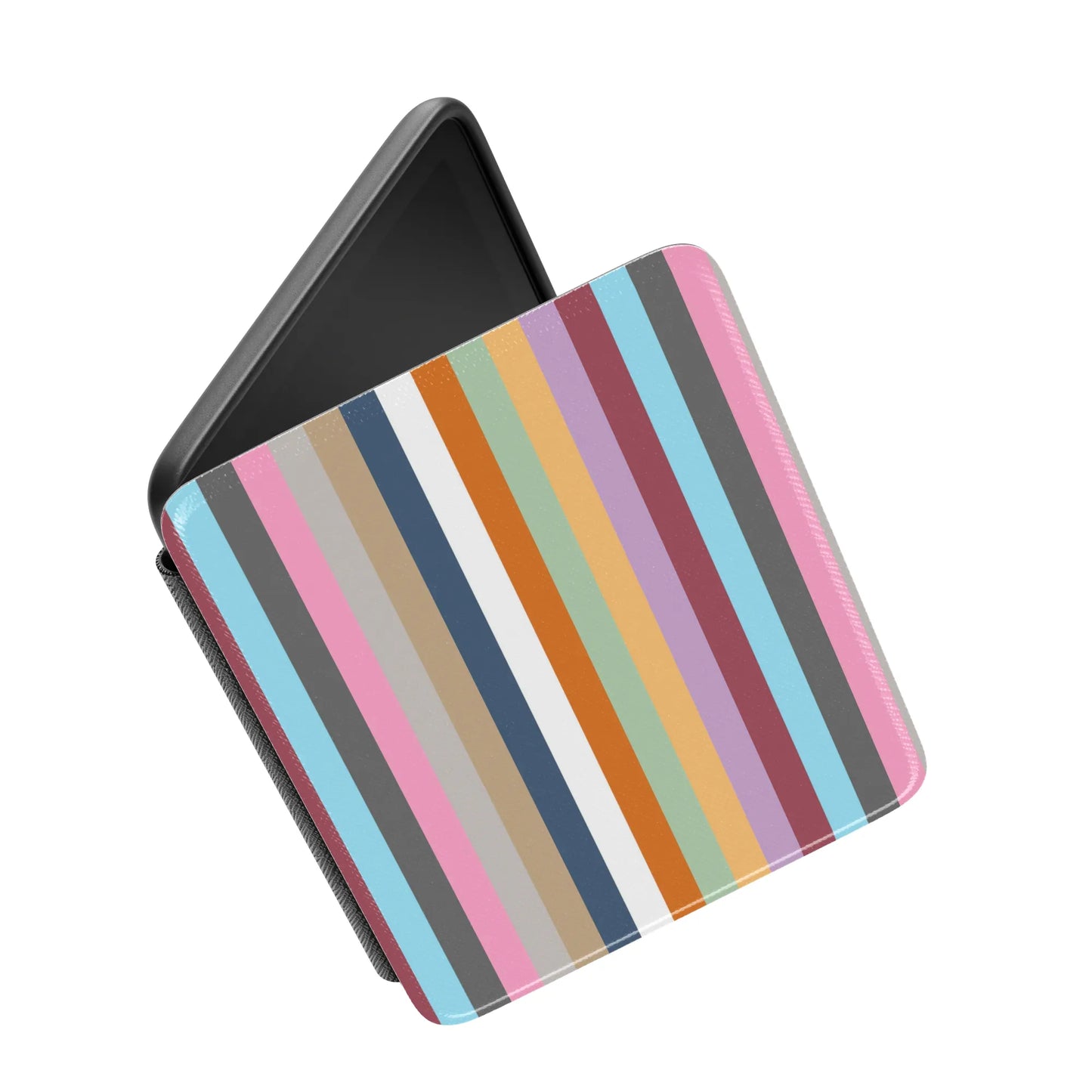 Swiftie Eras Stripes Leather Kindle Case with Hand Strap