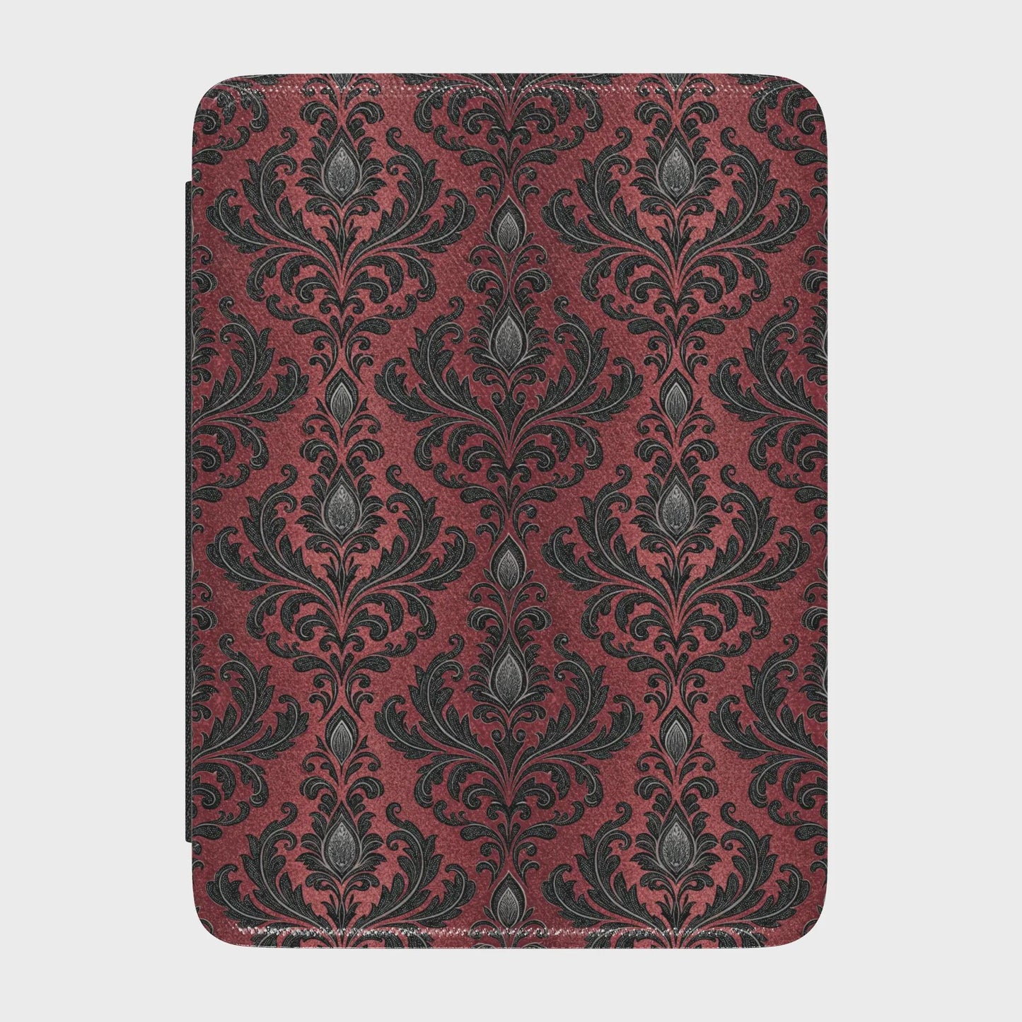 Gothic Vampire Damask Leather Kindle Case with Hand Strap