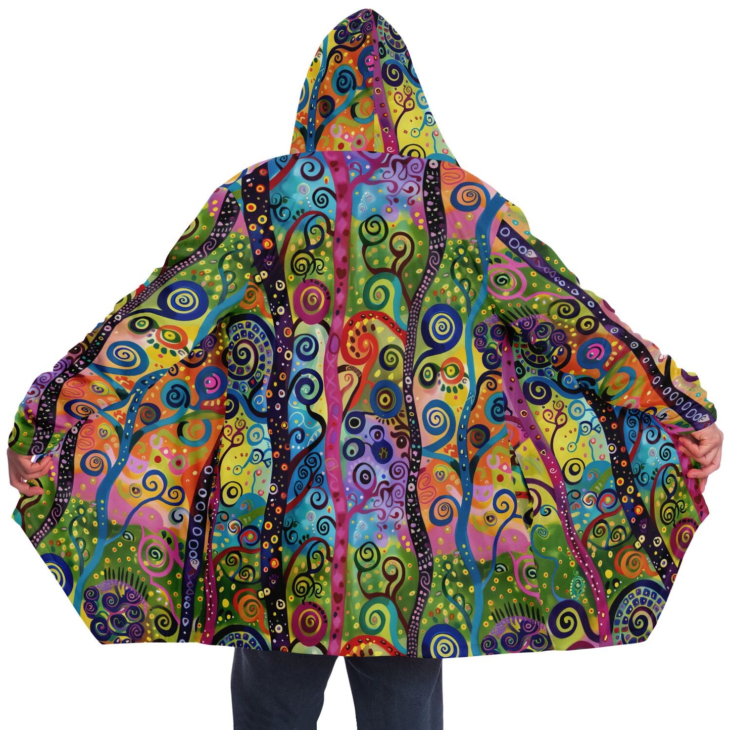 Magical Forest Fleece Lined Hooded Cloak