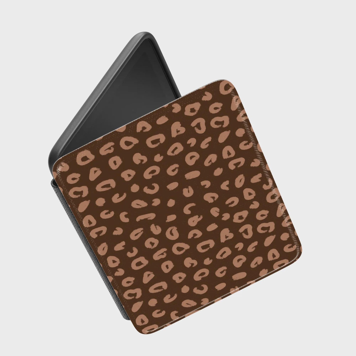 Cheetah Print Leather Kindle Case with Hand Strap
