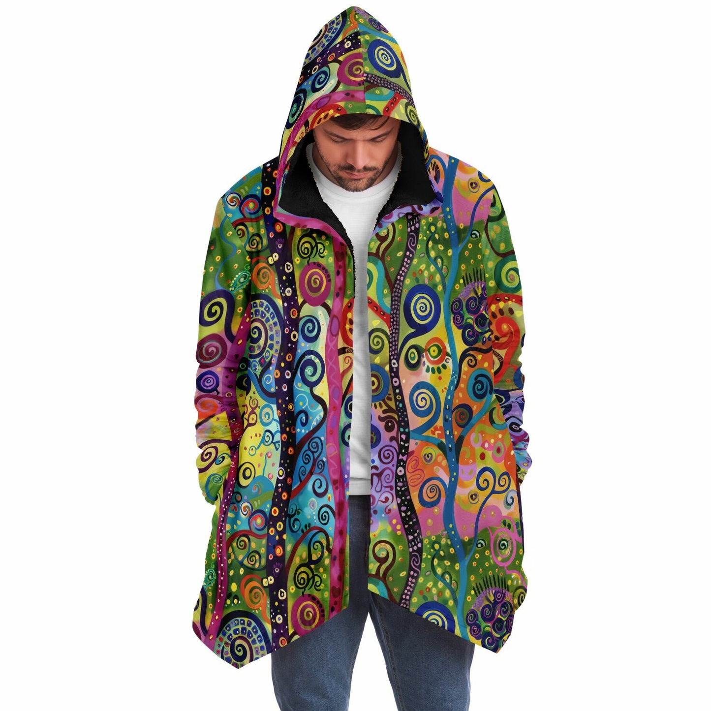 Magical Forest Fleece Lined Hooded Cloak
