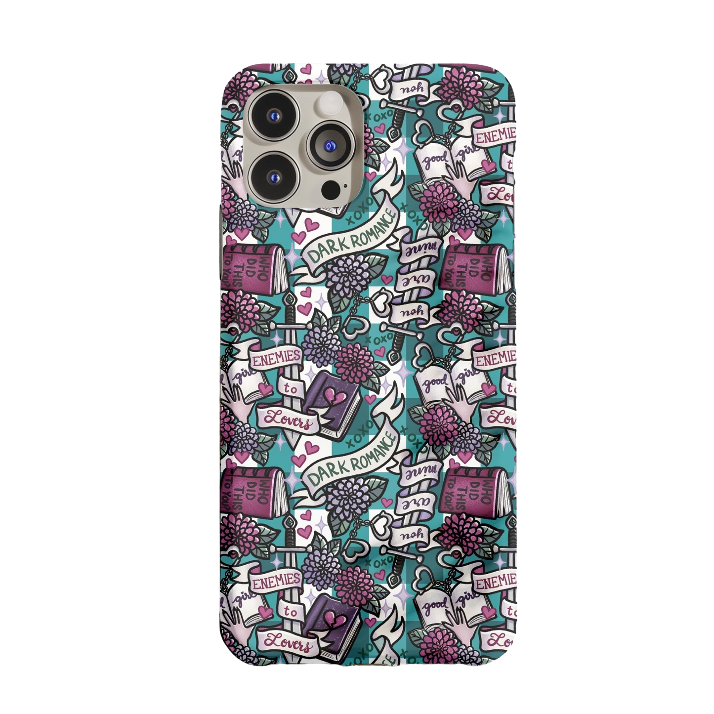 a phone case with a pattern on it