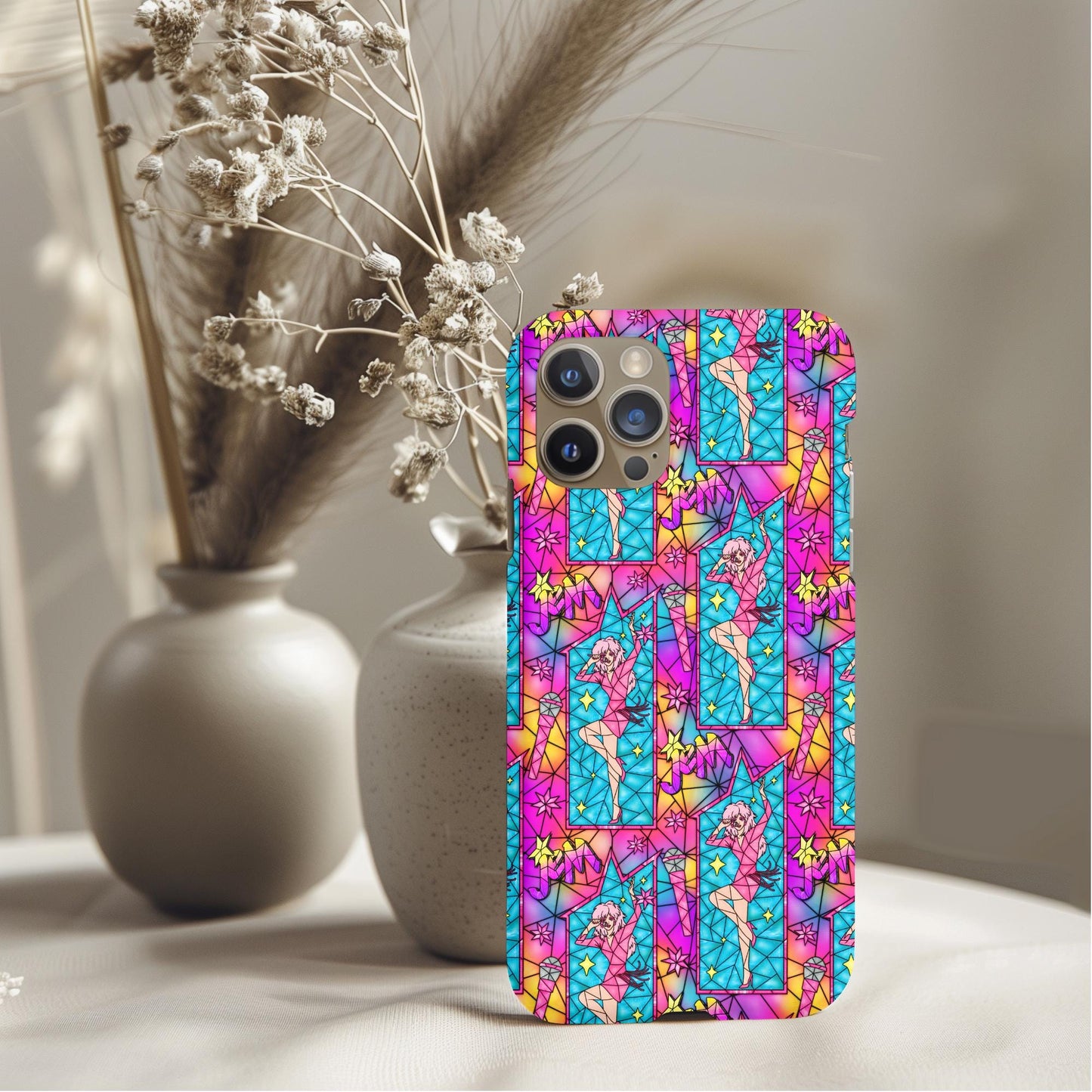 Nostalgic Jem Stained Glass Phone Case