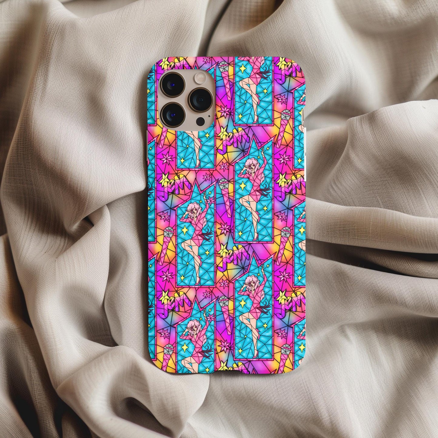 Nostalgic Jem Stained Glass Phone Case