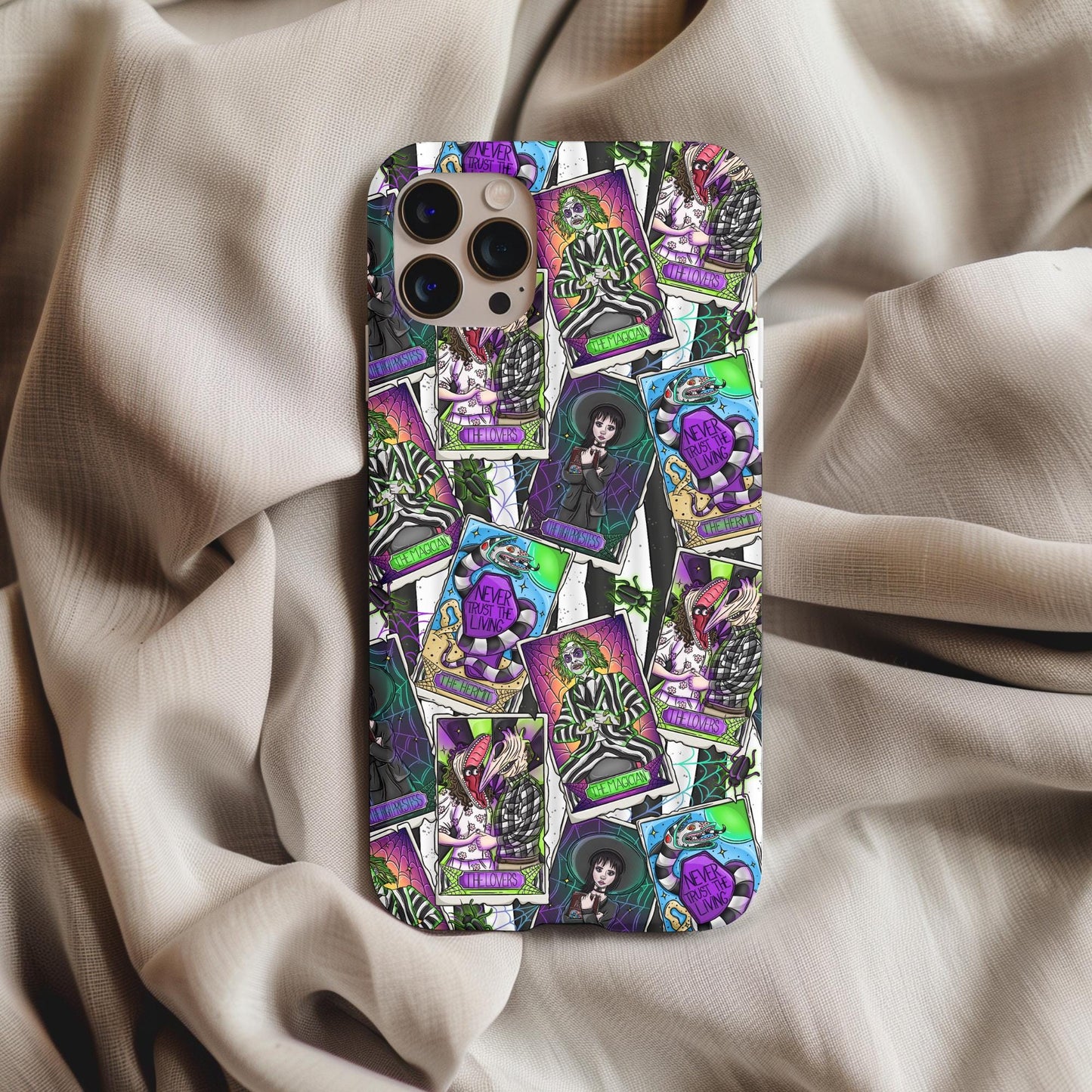 Beetlejuice Tarot Cards Phone Case