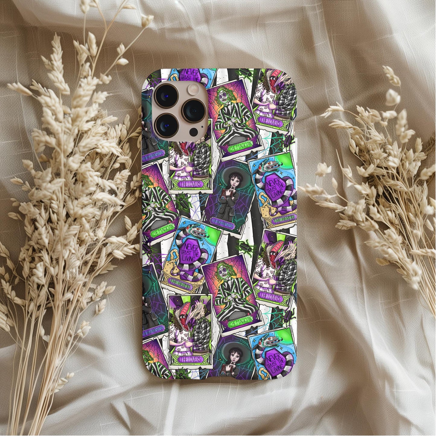 Beetlejuice Tarot Cards Phone Case