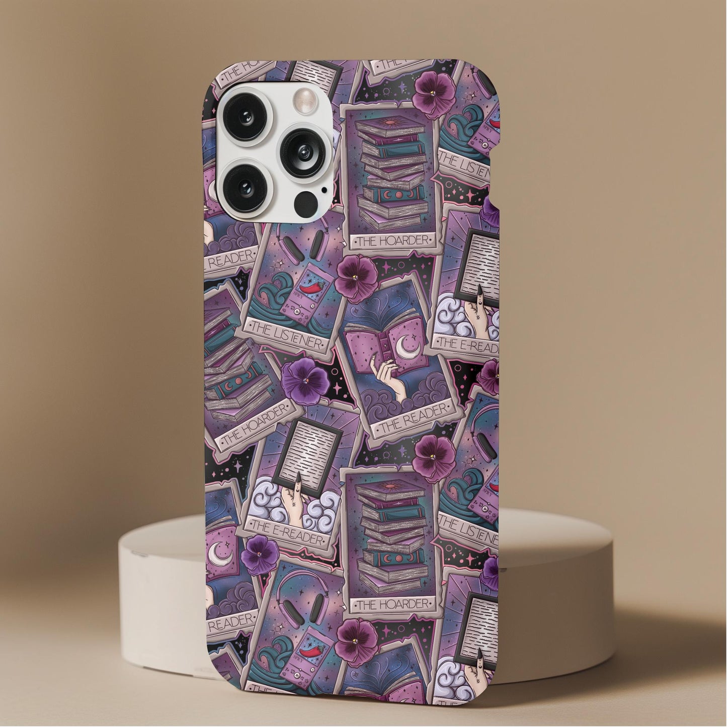 Bookish Reader Tarot Cards Phone Case