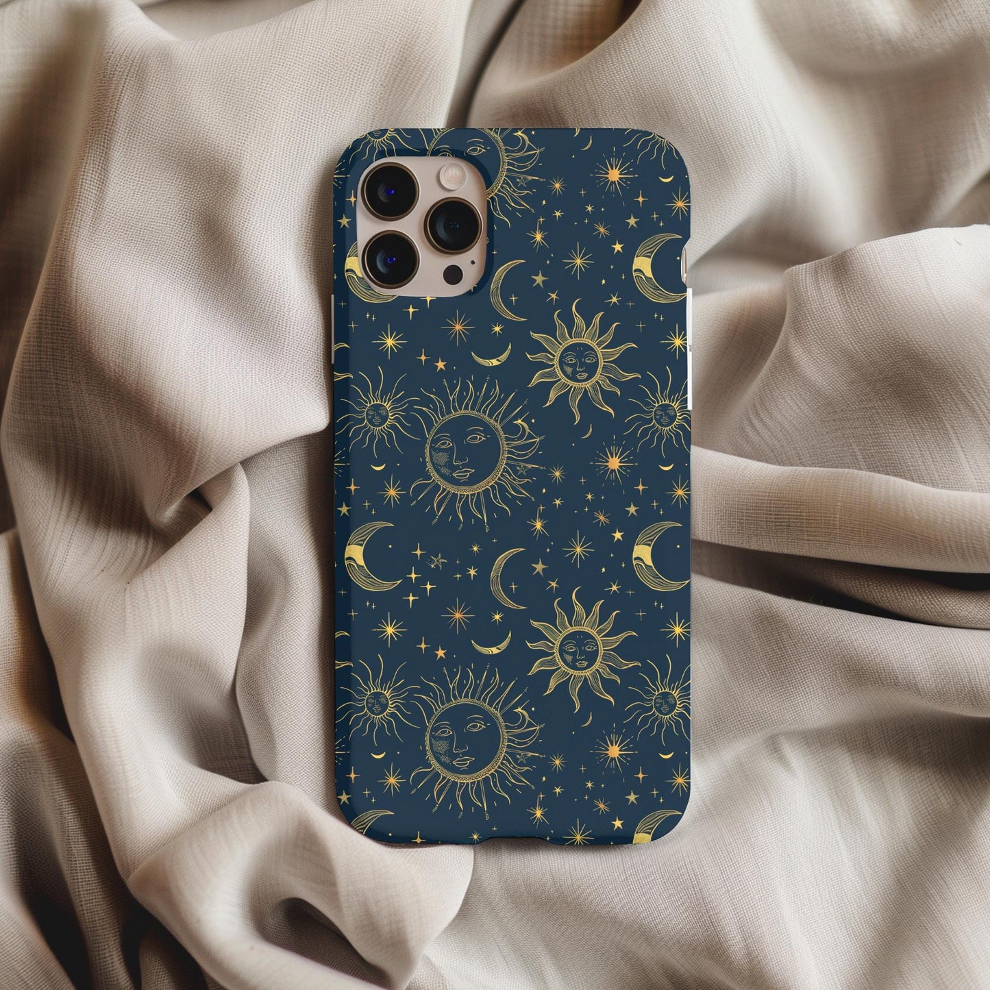 Celestial Sun Moon Stars Phone Case