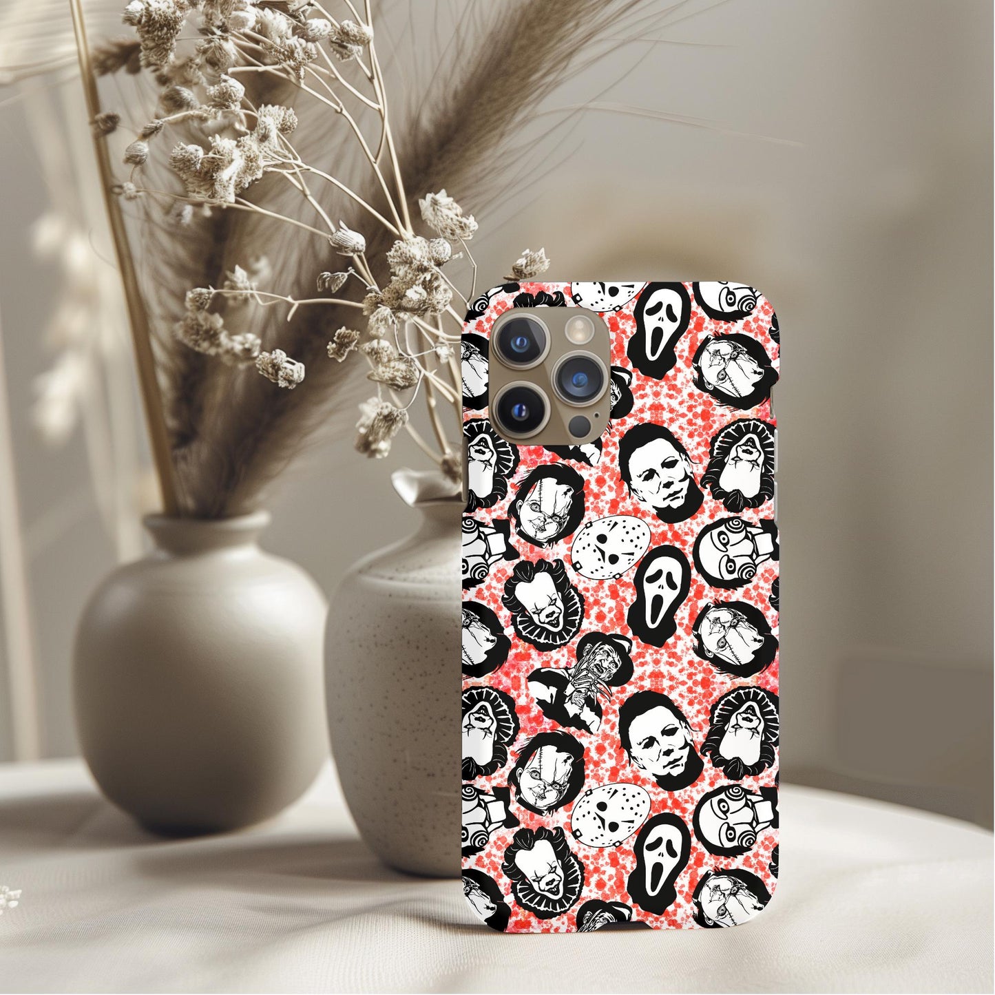 Bloody Horror Characters Phone Case