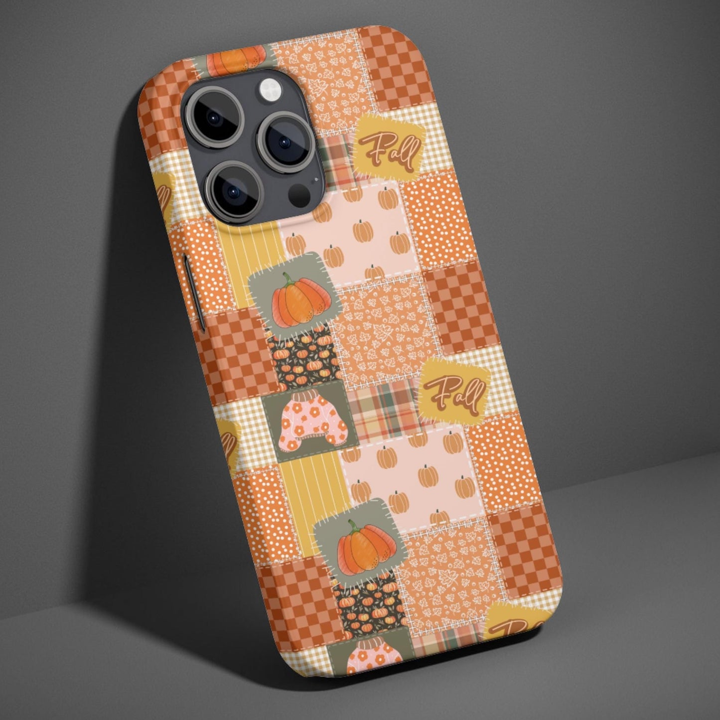 Autumn Fall Patchwork Phone Case