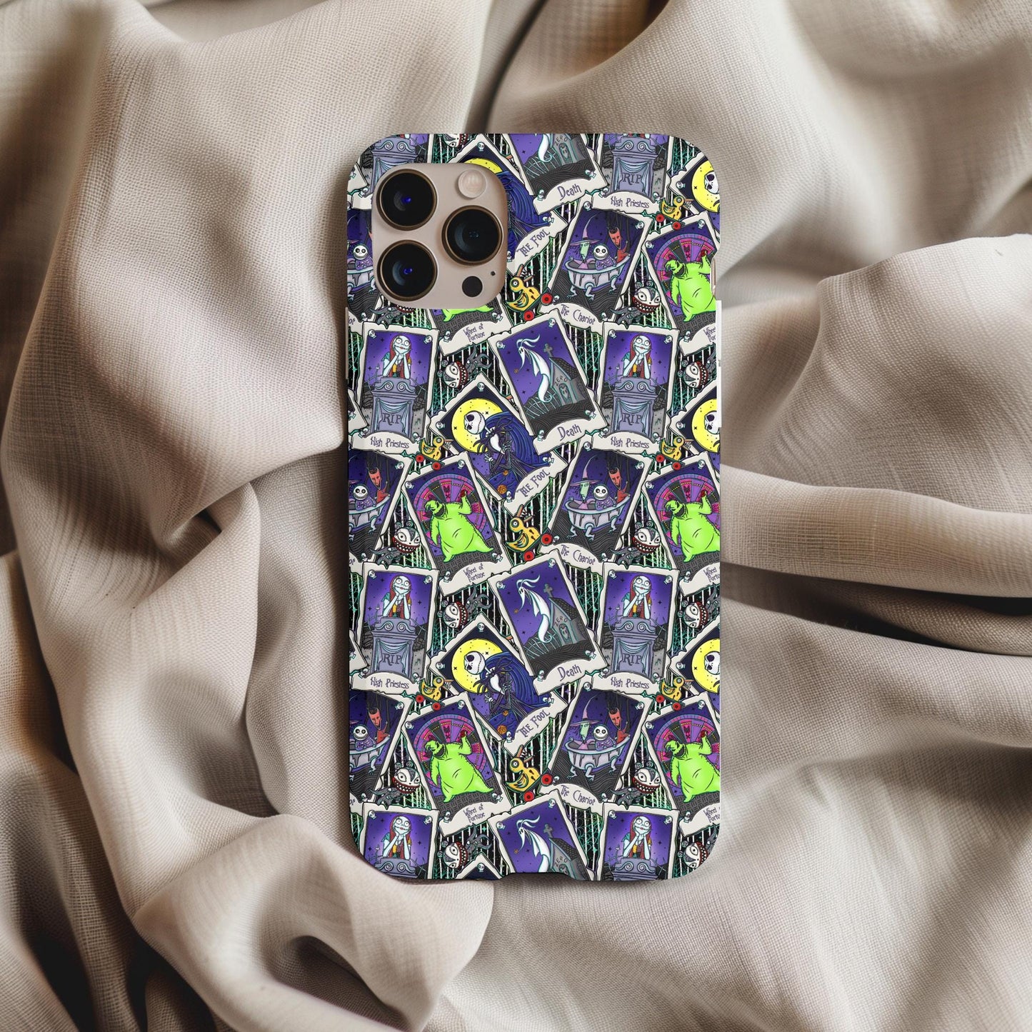 Nightmare Before Tarot Card Phone Case